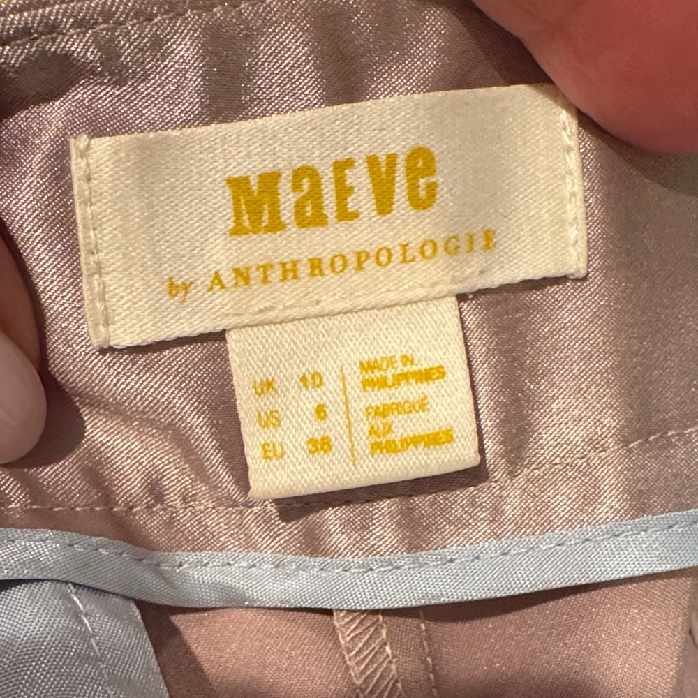 Maeve Women's jogger style satin pant